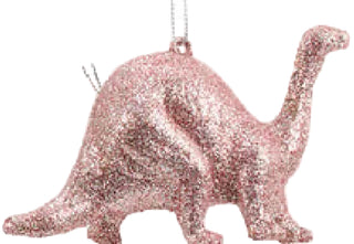 Glitter Dino Ornament
