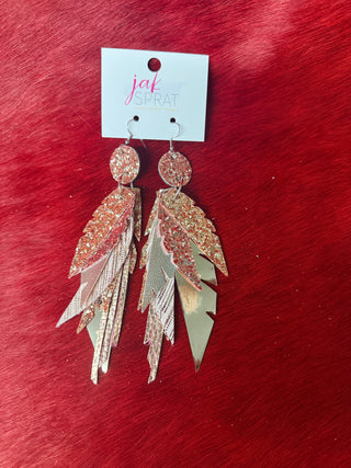 Rose Gold Radiance Earrings