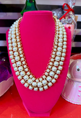 Luxe Layers Pearl Necklace