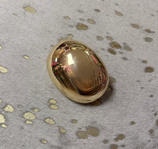 Alexis Large Oval Barrette Gold