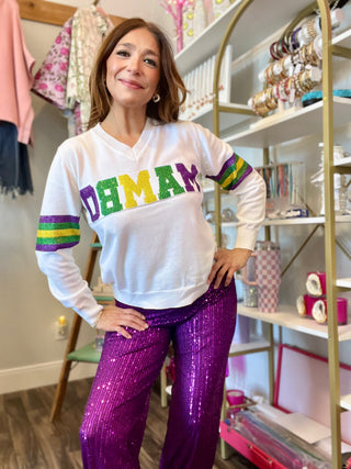 Mardi Gras MAMBO Sweater