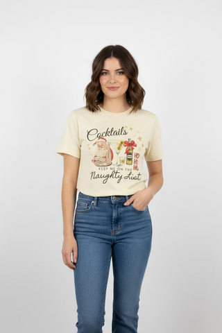 Christmas Cocktail Sparkle Shirt