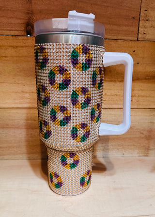 King Cake Tumbler 40oz