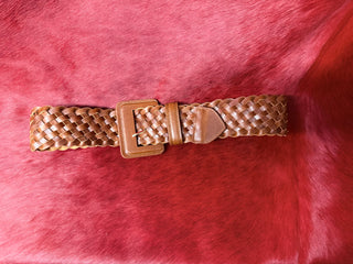 Braided Leather Belt