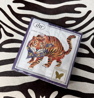 Purple Prowling Tiger Hometown Pride Napkins