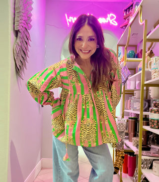 Jungle Glam Boho Blouse