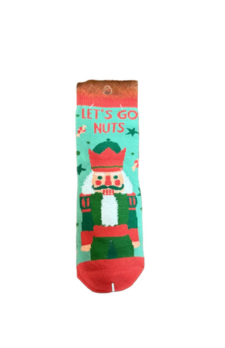 Kids Holiday Crew Socks - Nutcracker Large
