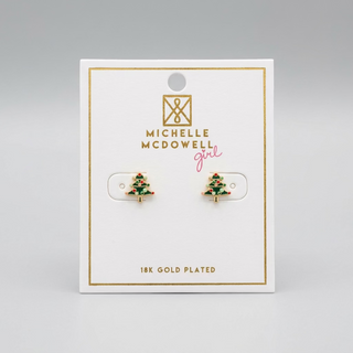 Christmas Tree Stud Earrings