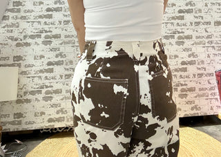 Marlin Cow Print Pants