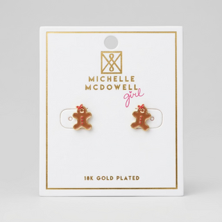 Gingerbread Stud Earrings