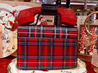 Betsey Johnson Brrrr-ing Phone Bag Plaid