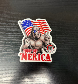 Gulf Of America Bigfoot Sticker