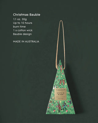 Glasshouse Kyoto In Bloom Bauble