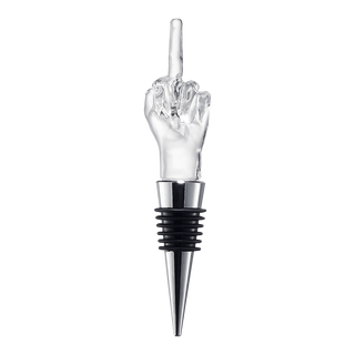 Unique Wine Bottle Stopper Funny Wine Cork Beverage Bottle Sealer Middle Finger Shaped Gag Gift For