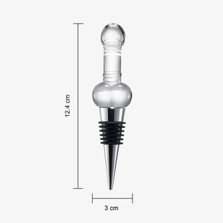 Unique Wine Bottle Stopper Funny Wine Cork Beverage Bottle Sealer Peni Shaped Gag Gift For Wine Conn