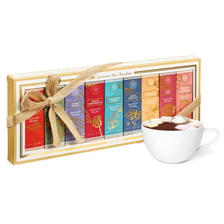 Kiri Sons Hot Chocolate Gourmet Gift Set Of 9 28g Per Flavor 9 Oz Total Flavors Include Caramel Pepp