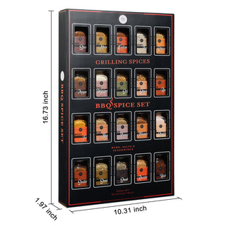 Large Gourmet Smokehouse Bbq Spice Rub Set Grilling Gift Set 1 25OZ Each Spice Set Seasonings Father
