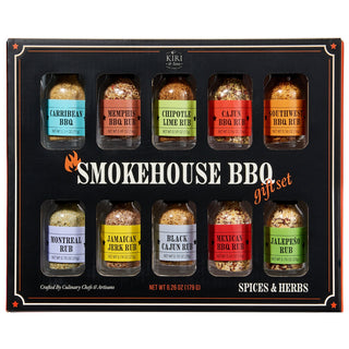 Smokehouse Bbq Gourmet Grilling Spice Set 10 Set Glass Bottle Seasonings Grill Seasoning Flavors Inc