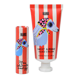 Hand Cream and Lip Balm Set: Sweet Almond