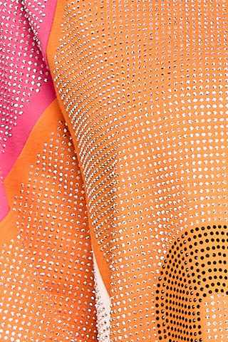 Street Glam Rhinestone Jersey Dress