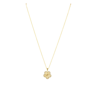 Adeline Pave Outline Pendant Necklace