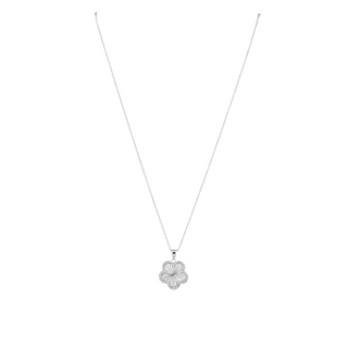 Adeline Pave Outline Pendant Necklace