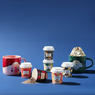 Gourmet Hot Cocoa Gift Set Cup Hot Chocolates Set Of 6 Flavors Salted Caramel French Vanilla Caramel