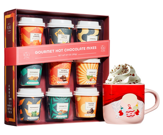 Gourmet Hot Cocoa Gift Set Cup Hot Chocolates Set Of 9 Flavors Salted Caramel French Vanilla Caramel