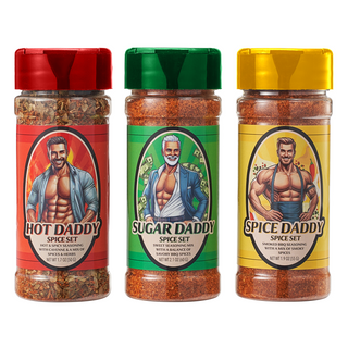 Spice Rub Bbq Gift Set Hot Daddy Sugar Daddy Spice Daddy Barbecue Seasoning Sweet Spicy Gift For Him