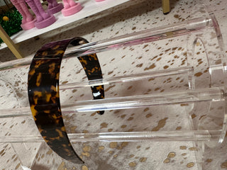 Ficcare Wynn Wide Acetate Headband In Yellow Tokyo