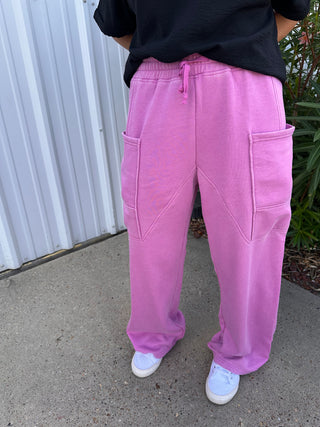 Faded Feels Magenta Lounge Pants