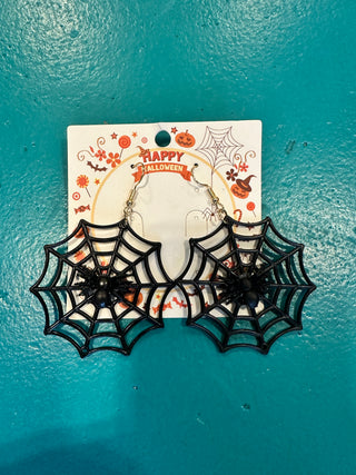 Spider Web Earrings