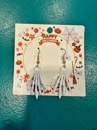 Skeleton Hand Earrings