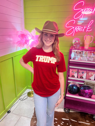 Chenille Trump Red T-Shirt