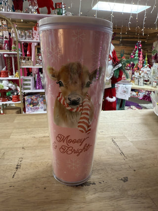 Mooey and Bright Straw Tumbler