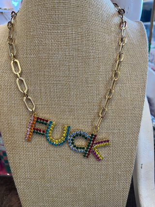 TOVA FU FU FUCK Necklace