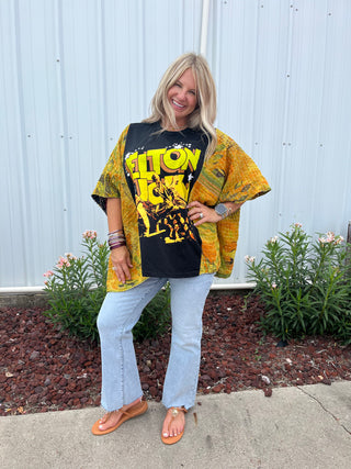 Kantha Poncho Band Tee’s - scroll to see more!