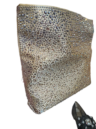 Golden Hour Glam Rhinestone Clutch Like Dreams