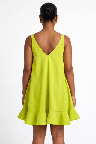 Matcha Magic Suspender Strap Tunic