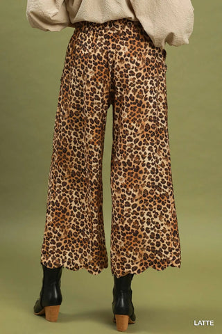Leopard Breeze Wide Leg Pant
