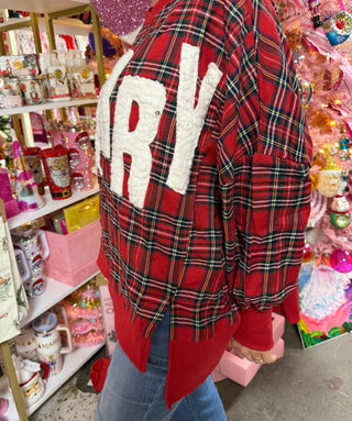 Merry Tartan Plaid Pullover
