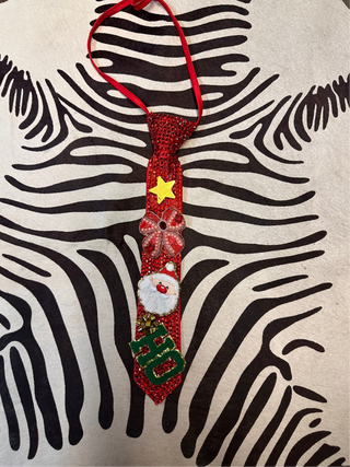 Christmas Bling Tie