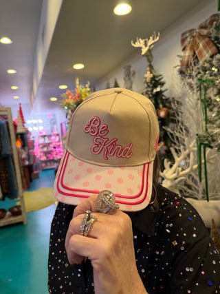 Sweetly Kind Polka Dot Cap