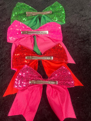 Sequin Cheerleader Bows