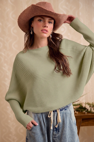 Cloud Soft Off-Shoulder Poncho - Olive