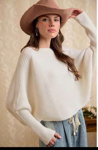 Cloud Soft Off-Shoulder Poncho - Ivory