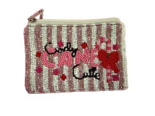 Christmas Beaded Coin Purse