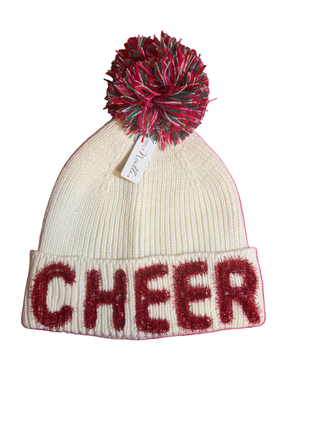 Christmas Cheer Pom Pom Beanie