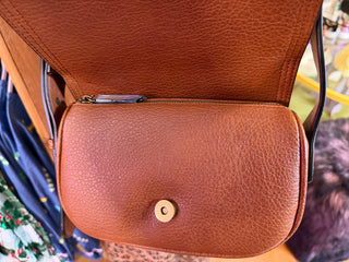 Whiskey Wishes Pebbled Crossbody