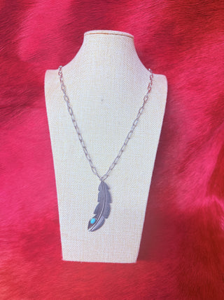 Whispering Feather Necklace